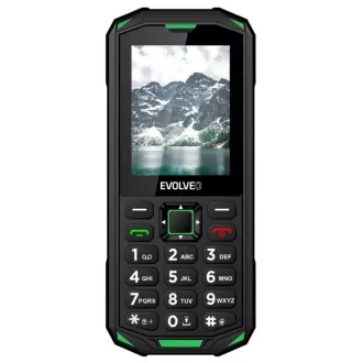 EVOLVEO StrongPhone X5, telefon Dual SIM rezistent la apă, negru-verde