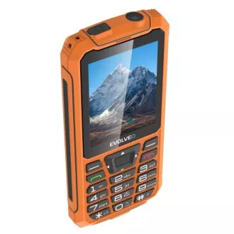 EVOLVEO StrongPhone Z6, telefon Dual SIM rezistent la apă, portocaliu