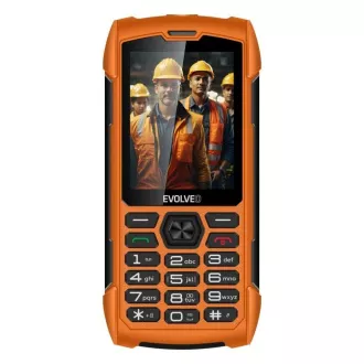 EVOLVEO StrongPhone H1, telefon Dual SIM rezistent și impermeabil, portocaliu EVOLVEO StrongPhone H1, telefon Dual SIM rezistent și impermeabil, portocaliu