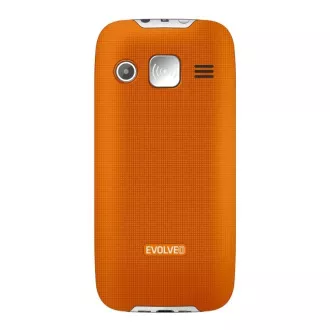 EVOLVEO EasyPhone XR, telefon mobil pentru seniori cu suport de încărcare, portocaliu