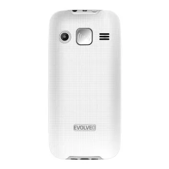 EVOLVEO EasyPhone XR, telefon mobil pentru seniori cu suport de încărcare, alb