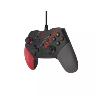 A4tech Bloody GP30, gamepad, USB, negru-roșu A4tech Bloody GP30, gamepad, USB, negru-roșu
