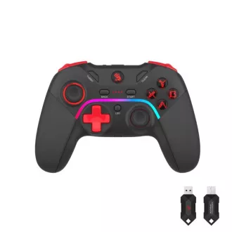 A4tech Bloody GPW70, gamepad, RGB, mod dual 2, 4G+USB, negru A4tech Bloody GPW70, gamepad, RGB, mod dual 2, 4G+USB, negru