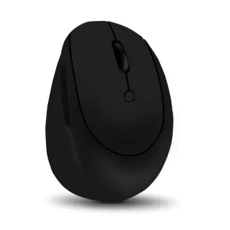 EVOLVEO LadyErgo, mouse vertical ergonomic silențios, 2.4GHz, negru