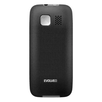 EVOLVEO EasyPhone, telefon mobil pentru seniori cu suport de încărcare, negru