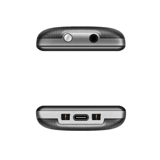 EVOLVEO EasyPhone, telefon mobil pentru seniori cu suport de încărcare, negru