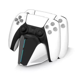EVOLVEO DockCharge, bază de încărcare și suport pentru două controllere PS5