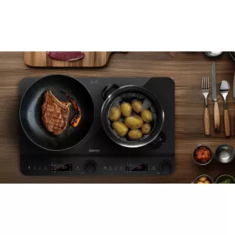 Salente InductPro2, aragaz cu inducție, arzător dublu, negru