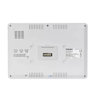 EVOLVEO DoorPhone 20-2W - videointerfon cu 2 fire, cu aplicație pentru două gospodării și memorie de 32 GB