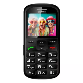 EVOLVEO EasyPhone XS, telefon mobil pentru seniori, negru