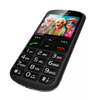 EVOLVEO EasyPhone XS, telefon mobil pentru seniori, negru