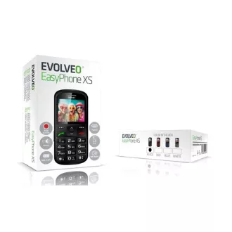 EVOLVEO EasyPhone XS, telefon mobil pentru seniori, negru