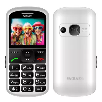 EVOLVEO EasyPhone XS, telefon mobil pentru seniori, alb EVOLVEO EasyPhone XS, telefon mobil pentru seniori, alb
