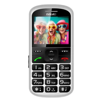 EVOLVEO EasyPhone XS, telefon mobil pentru seniori, alb EVOLVEO EasyPhone XS, telefon mobil pentru seniori, alb