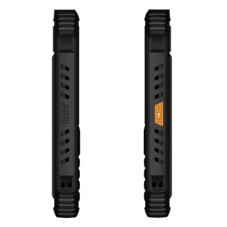EVOLVEO StrongPhone Q1, telefon Dual SIM rezistent și impermeabil, negru-portocaliu