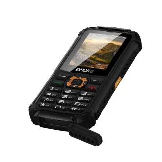 EVOLVEO StrongPhone Q1, telefon Dual SIM rezistent și impermeabil, negru-portocaliu - Despachetat EVOLVEO StrongPhone Q1, telefon Dual SIM rezistent și impermeabil, negru-portocaliu - Despachetat