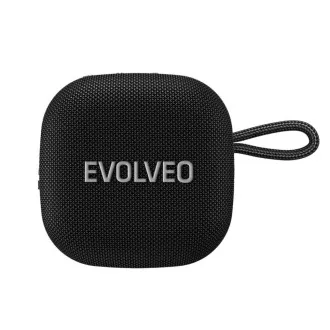 EVOLVEO TopSound, boxă Bluetooth wireless impermeabilă cu radio, neagră