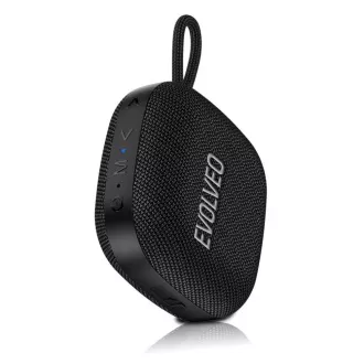 EVOLVEO TopSound, boxă Bluetooth wireless impermeabilă cu radio, neagră