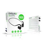 Căști wireless EVOLVEO BonePro MP3 32GB, model pomeți, negre - Utilizat