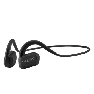 Căști wireless EVOLVEO BonePro MP3 32GB, model pomeți, negre