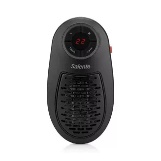 Salente HotHeat, mini ventilator cu aer cald, 500 W, negru