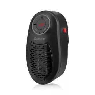 Salente HotHeat, mini ventilator cu aer cald, 500 W, negru