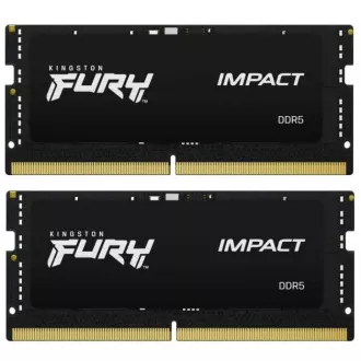 KINGSTON SODIMM DDR5 64GB (Kit de 2) 5600MT/s CL40 FURY Impact PnP KINGSTON SODIMM DDR5 64GB (Kit de 2) 5600MT/s CL40 FURY Impact PnP