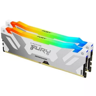 KINGSTON DDR5 64GB DIMM (Kit de 2) 6000MT/s CL32 FURY Renegade White RGB XMP