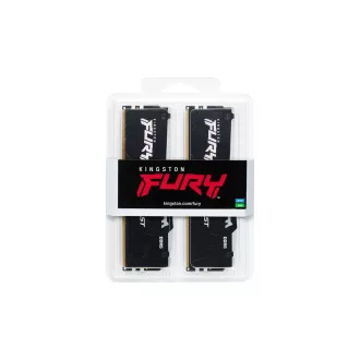 KINGSTON DIMM DDR5 32GB (Kit de 2) 6000MT/s CL30 Non-ECC FURY Beast RGB EXPO, Negru KINGSTON DIMM DDR5 32GB (Kit de 2) 6000MT/s CL30 Non-ECC FURY Beast RGB EXPO, Negru