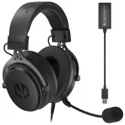 Căști Endorfy VIRO Plus USB / cu fir / cu microfon detașabil / USB / negru