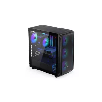 Carcasă ENDORFY Arx 700 ARGB, Panou lateral transparent, ATX, Ventilatoare ARGB 4x140mm, neagră