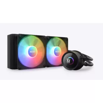 Răcitor de apă NZXT Kraken 240 RGB / ventilator 2x120mm / afișaj LCD. / 6 ani / LGA1851 / AM5