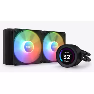 Răcitor de apă NZXT Kraken 280 ELITE RGB / ventilator 2x140mm RGB / afișaj LCD. / 6 ani / LGA1851 / AM5