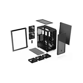 Carcasă ENDORFY Arx 500 Air, Panou lateral transparent, ATX, 5x140mm, neagră