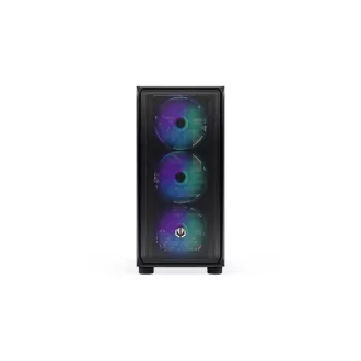 Carcasă ENDORFY Arx 500 ARGB, Panou lateral transparent, ATX, Ventilatoare ARGB 4x140mm, neagră