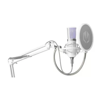 Microfon ENDORFY Solum Streaming Onyx Alb, USB, alb