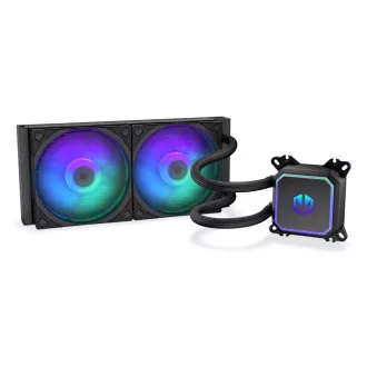 Răcitor de apă ENDORFY Navis F240 ARGB, 2x120mm, LGA1851, AM5, negru
