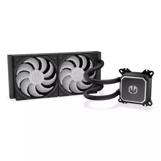 Răcitor de apă ENDORFY Navis F240 ARGB, 2x120mm, LGA1851, AM5, negru