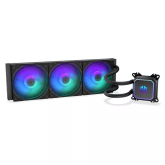 Răcitor de apă ENDORFY Navis F360 ARGB, 3x120mm, LGA1851, AM5, negru