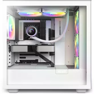 Răcitor de apă NZXT Kraken 280 RGB / 2 ventilatoare x140 mm / afișaj LCD / 6 ani / LGA1851 / AM5
