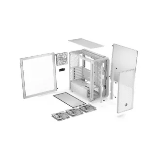 Carcasă ENDORFY Arx 700 ARGB, Panou lateral transparent, ATX, Ventilatoare ARGB 4x140mm, albă