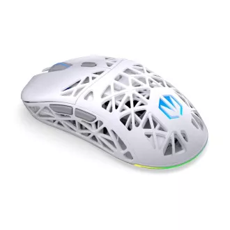 Mouse de gaming Endorfy LIV Wireless Onyx Alb, Wireless, ARGB, alb