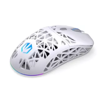Mouse de gaming Endorfy LIV Wireless Onyx Alb, Wireless, ARGB, alb