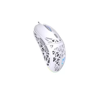 Mouse de gaming Endorfy LIV Onyx Alb, cu fir, ARGB, alb