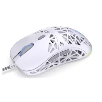 Mouse de gaming Endorfy LIV Onyx Alb, cu fir, ARGB, alb