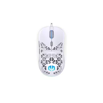 Mouse de gaming Endorfy LIV Onyx Alb, cu fir, ARGB, alb