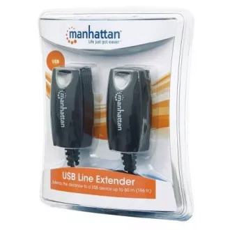 Extensor de linie USB MANHATTAN (USB 1.1, max. 60 m) Extensor de linie USB MANHATTAN (USB 1.1, max. 60 m)