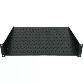 Raft Rack Intellinet 19", Raft fix, 1U, adâncime 150 mm, Montare frontală, sarcină maximă 25 kg, Negru