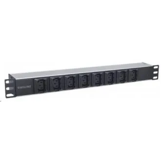 Panou de distribuție Intellinet PDU, 8x prize C13, rack 1U, cablu detașabil de 2m, protecție anti-cădere Panou de distribuție Intellinet PDU, 8x prize C13, rack 1U, cablu detașabil de 2m, protecție anti-cădere