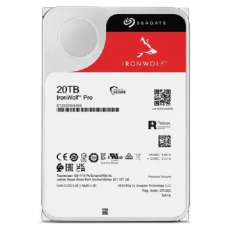 HDD SEAGATE 20TB IRONWOLF PRO (NAS), 3.5", SATAIII, 7200 RPM, cache 256MB